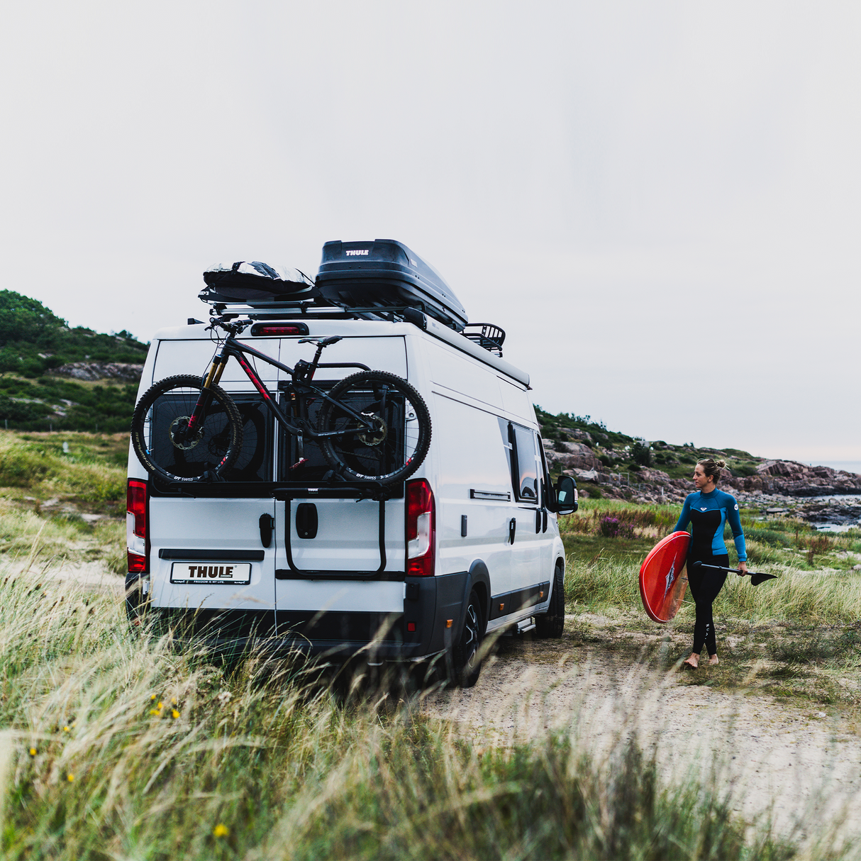 Thule Elite Van XT | Fiat Ducato, Citroen Jumper, Peugeot Boxer, RAM Pro Master - 302013 Bike Racks