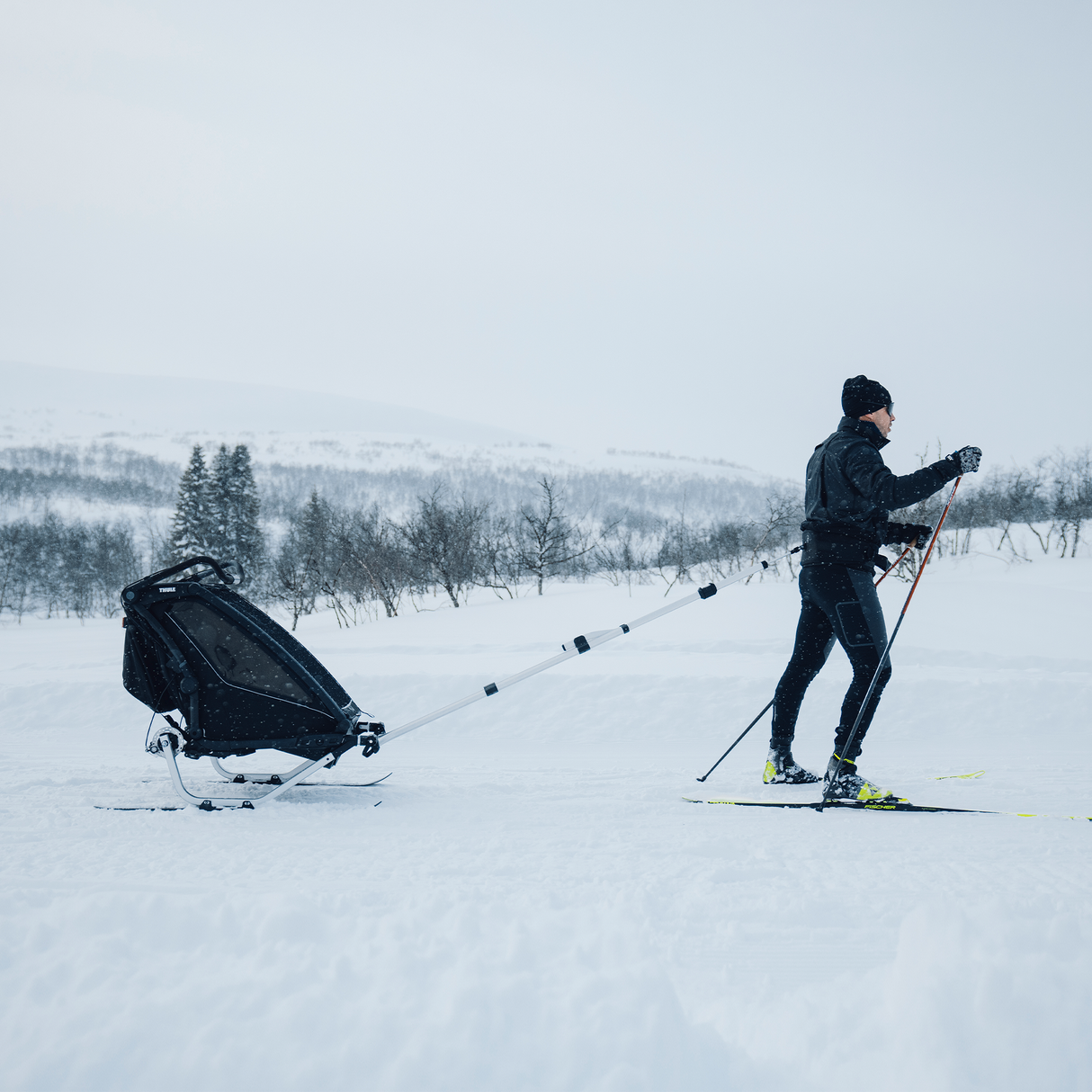 Thule Chariot Cross-Country Skiing Kit 2 Stroller