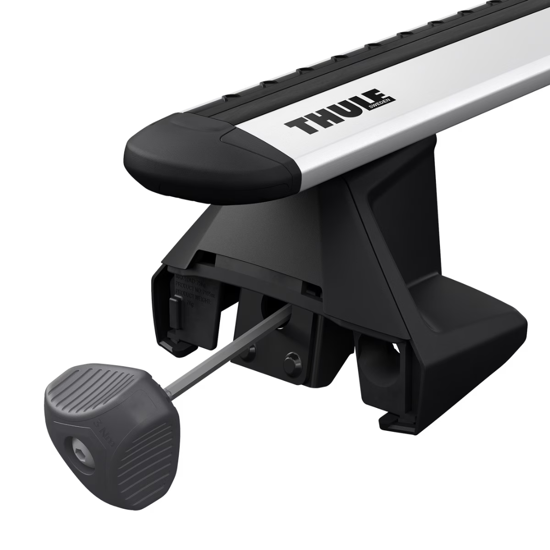 Thule WingBar Evo Kit for Chevrolet Silverado HD Crew Cab 4-dr Bare Roof 2020 to 2025 Roof Racks