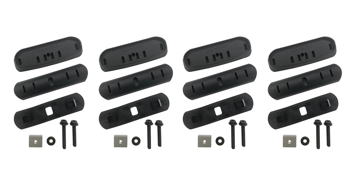 Rhino Rack RCP Base Kit (x4) - RCP93-BK Roof Racks