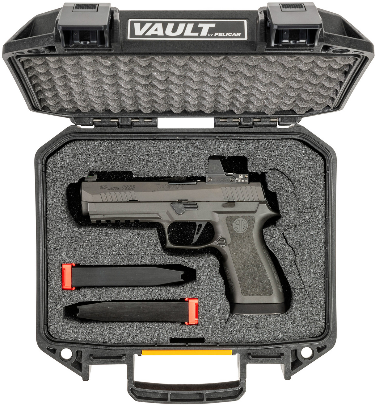 PELICAN V100PF1 Vault Universal Pistol Case Cargo Carriers