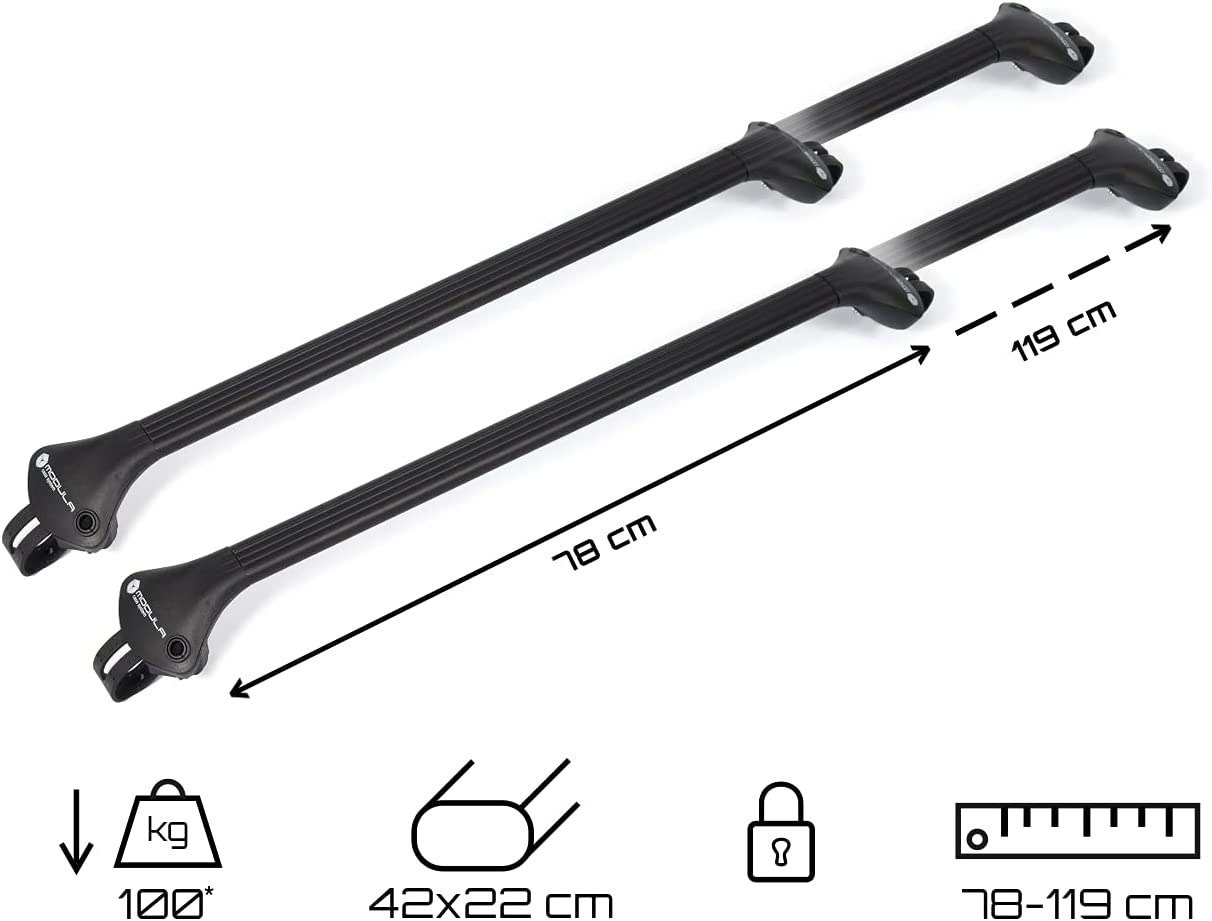 Modula Case System Multi-Fit Crossbars Multi-Fit Bars - Modula Racks