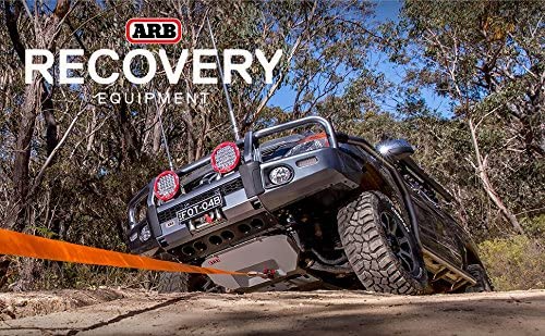 ARB Recovery Strap; Snatch Strap; 2-3/8 Inch x 30 Foot; 17,500 Pound Capacity; Without Sleeve; Orange; Nylon - Modula Racks