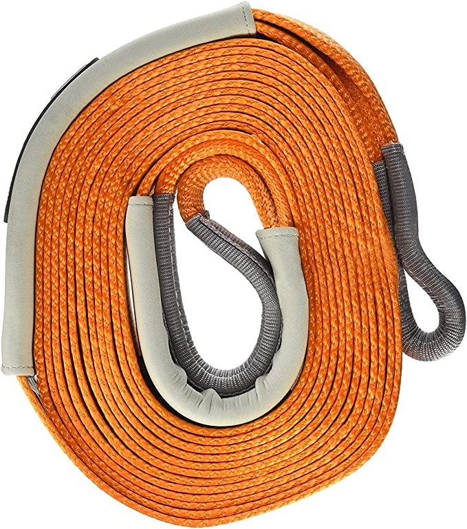 ARB Recovery Strap; Snatch Strap; 2-3/8 Inch x 30 Foot; 17,500 Pound Capacity; Without Sleeve; Orange; Nylon - Modula Racks