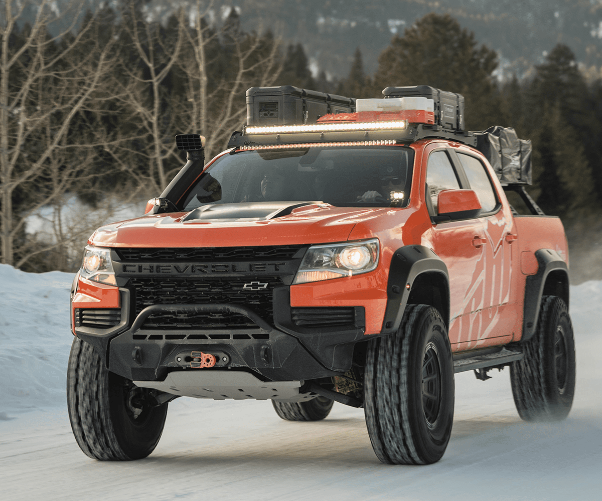 Prinsu Cab Rack | Chevrolet Colorado 15-22 Roof Rack Kit - Modula Racks