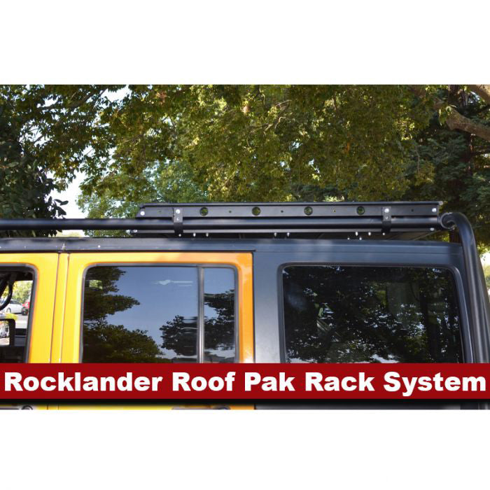 Adventure Rack Systems 4-Door Rocklander Roof Pak Rack System | JK Wrangler Roof Rack Kit - Modula Racks