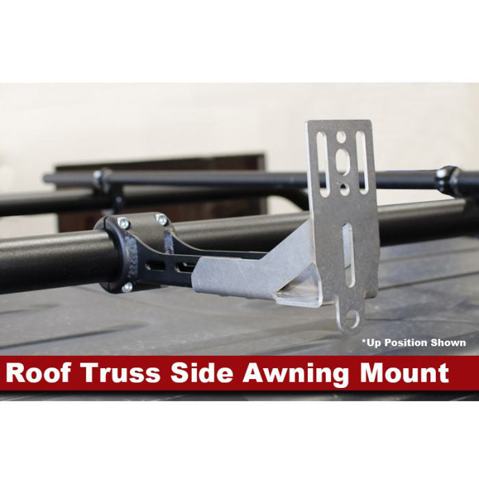 Adventure Rack Systems 2" Roof Truss Side Awning Mount, Single, JK Wrangler | JL Wrangler | JT Gladiator Rack Accessory - Modula Racks