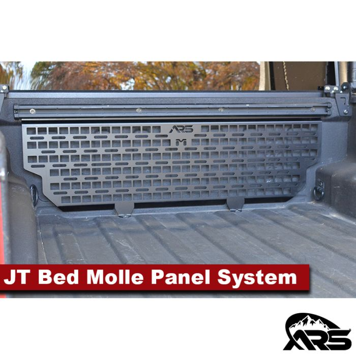 Adventure Rack Systems JT Gladiator Truck Bed Molle Gear Storage Panel, Full System Molle Panel - Modula Racks