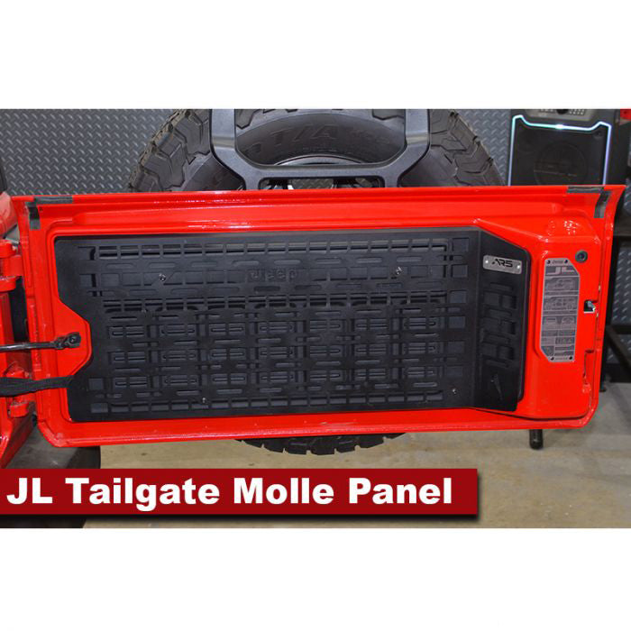 Adventure Rack Systems JL Wrangler Tailgate Molle Panel Molle Panel - Modula Racks