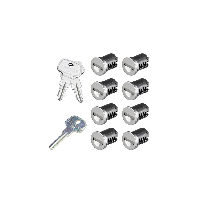 Yakima SKS Lock Cores with Keys (Set of 8)  - Modula Racks