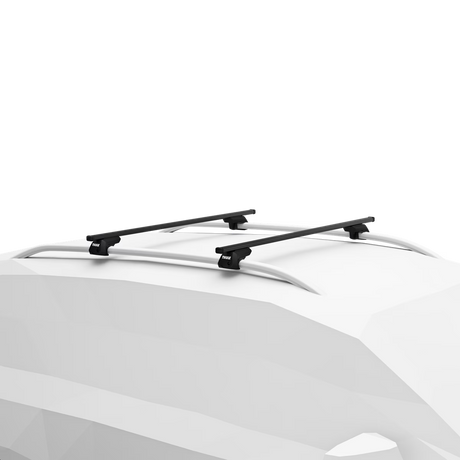 Thule SquareBar Evo Kit for Pontiac Trans Sport Van 5-dr w/ Factory Crossbar 1997 to 1998 Roof Racks