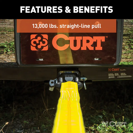 Curt D-Ring Shackle Mount (2" Shank) Overland and Recovery - Modula Racks