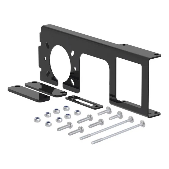 Curt Easy-Mount Wiring Bracket For 4 Or 5-Flat & 6 Or 7-Round (2 In Receiver) Hitch Accessories