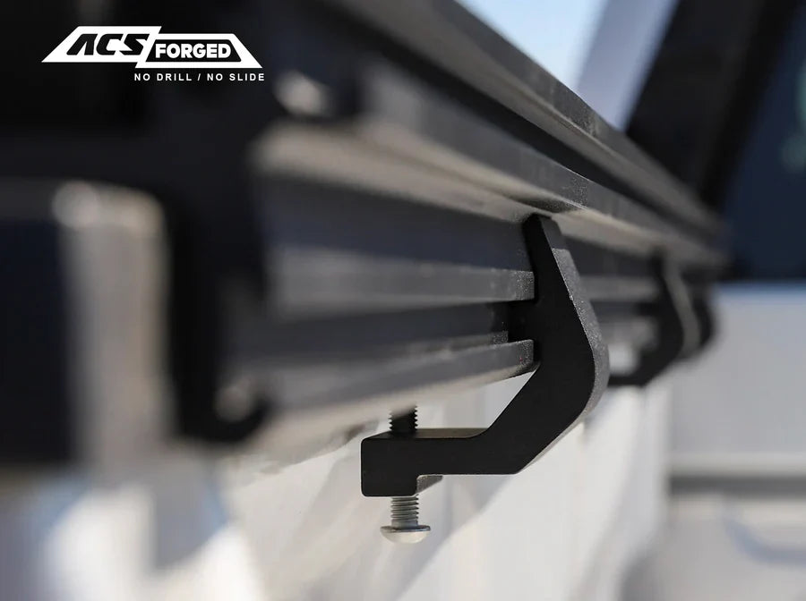 Leitner Designs ACS Forged No Drill | 2020 to 2024 Jeep Gladiator 5'0" Bed Bed Racks