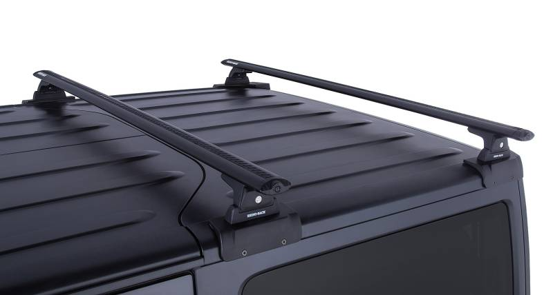Rhino-Rack Vortex RLT600 Backbone Roof Rack | JEEP Wrangler JK 2dr SUV Hard Top 11 to 18 Roof Racks