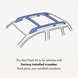 Thule WingBar Evo Kit for Subaru Impreza Hatchback 5-dr w/ Factory Crossbar 2008 to 2011 Roof Racks