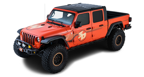 Rhino-Rack Vortex Backbone Roof Rack with RTL600 Legs | Jeep Gladiator 20 to 23 Roof Racks - Modula Racks
