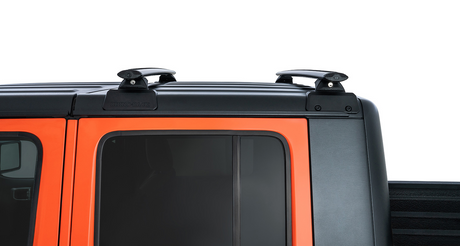 Rhino-Rack Vortex Backbone Roof Rack with RCL Legs | Jeep Gladiator 20 to 24 | Black | 2 Bars | 4dr Roof Racks