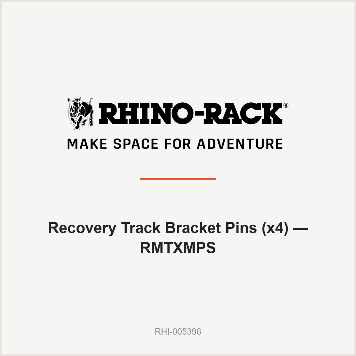 Rhino-Rack Recovery Track Bracket Pins (x4) — RMTXMPS