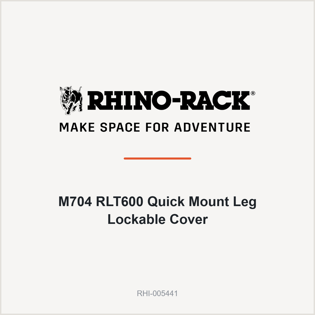 Rhino-Rack M704 RLT600 Quick Mount Leg Lockable Cover
