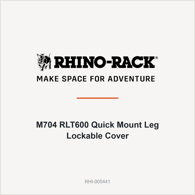 Rhino-Rack M704 RLT600 Quick Mount Leg Lockable Cover