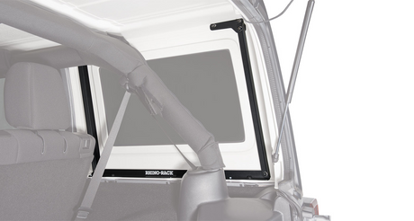 Rhino-Rack Vortex RLT600 Backbone Roof Rack | JEEP Wrangler JK 4dr SUV Hard Top 11 to 18 Roof Racks - Modula Racks