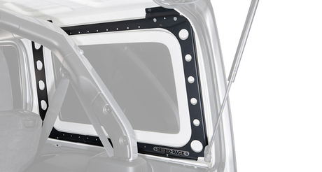 Rhino-Rack Vortex RCL Backbone Roof Rack | Jeep Wrangler 18 to 23 | Black | 3 Bars | 4dr Roof Racks