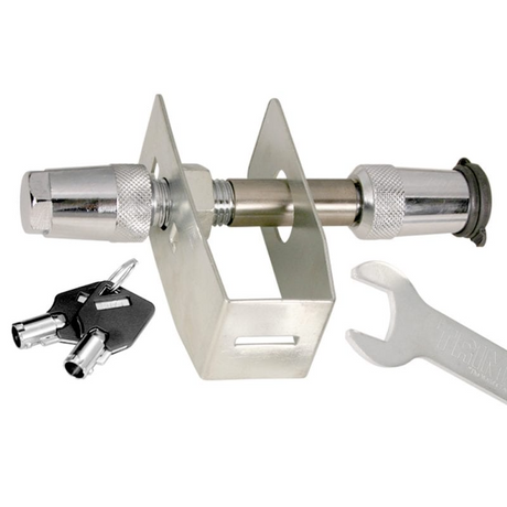 Trimax 5/8in Anti-Rattle Key Receiver Lock Hitch Accessories