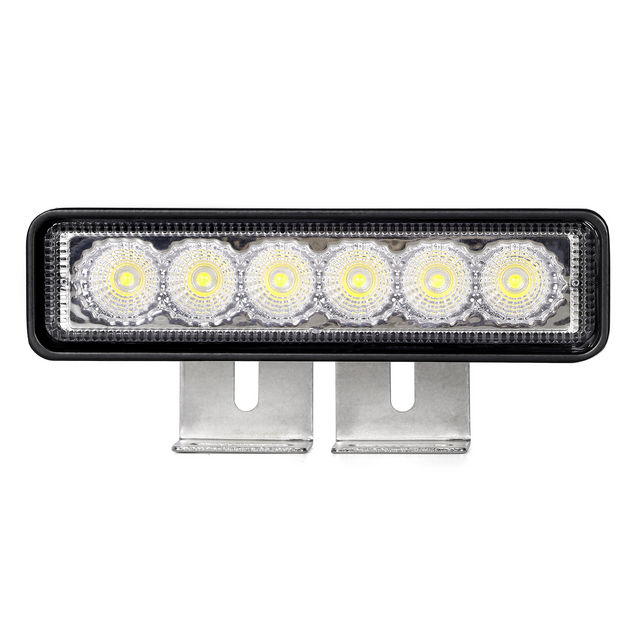 RTX WORK LIGHTS 6" SLIM LED  18W, FLOOD, WHITE 772LM 