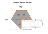 Roofnest Litewing Awning Awnings