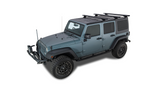 Modula Racks Sportz RLT600 Black 3 Bar Rhino-Rack Backbone Roof Rack | Jeep Wrangler JK | 2007-2018 