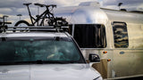 Arvika bike rack on an Airstream