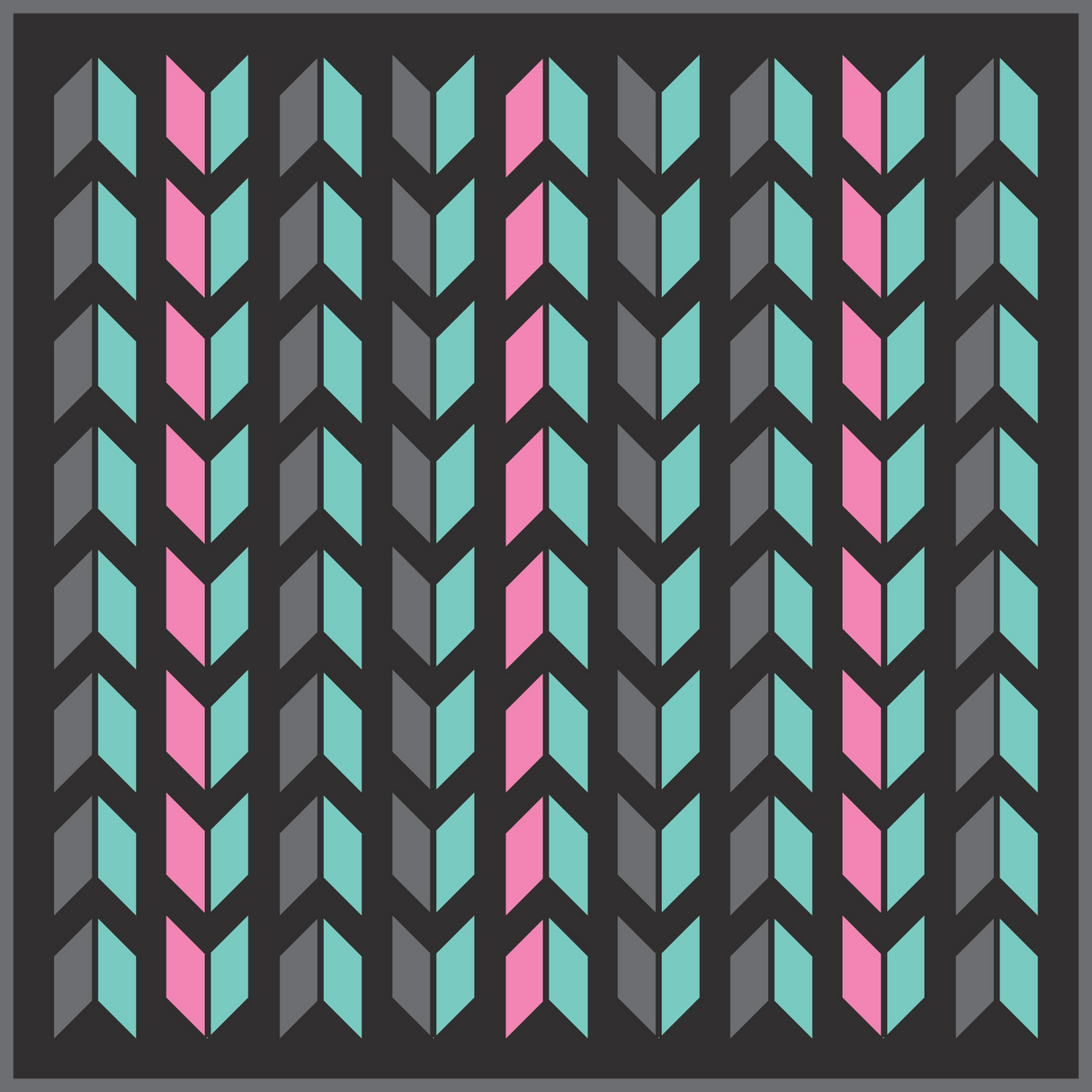 Kuma Outdoor Gear Cheveron Outdoor Mat - 9’ x 9’ Camp Furniture - Modula Racks