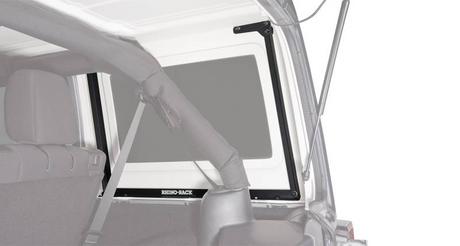 Rhino-Rack Vortex RLT600 Backbone Roof Rack | JEEP Wrangler 2dr SUV Hard Top 07 to 10 Roof Racks