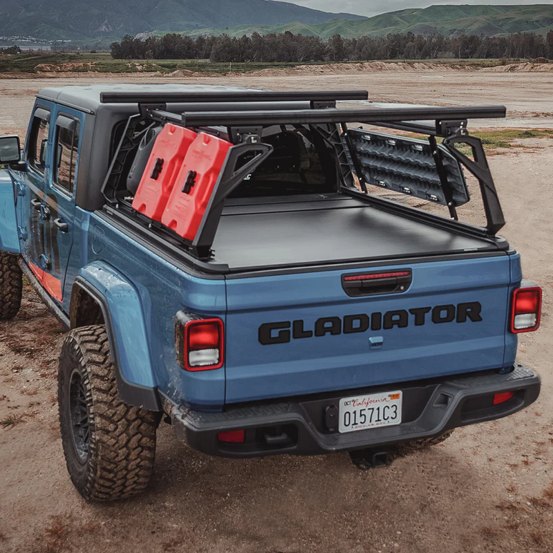 Jeep Gladiator with a Leitner ACS Forged bed rack