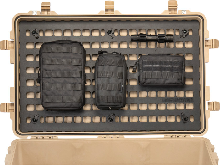 PELICAN 1500MP EZ-Click MOLLE Panel Rack Accessories