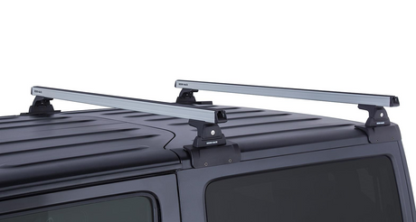 Rhino-Rack Heavy Duty RLT600 Backbone Roof Rack | JEEP Wrangler JK 2dr SUV Hard Top 11 to 18 Roof Racks - Modula Racks