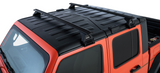 Rhino-Rack Vortex RL110 Roof Rack | Jeep Gladiator 20 to 24 | Black | 2 Bars | 4dr Roof Racks