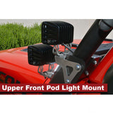 Adventure Rack Systems Upper Front Pod Light Mount, JL Wrangler | JT Gladiator Rack Accessory - Modula Racks