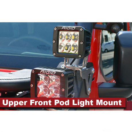 Adventure Rack Systems Upper Front Pod Light Mount, JL Wrangler | JT Gladiator Rack Accessory - Modula Racks