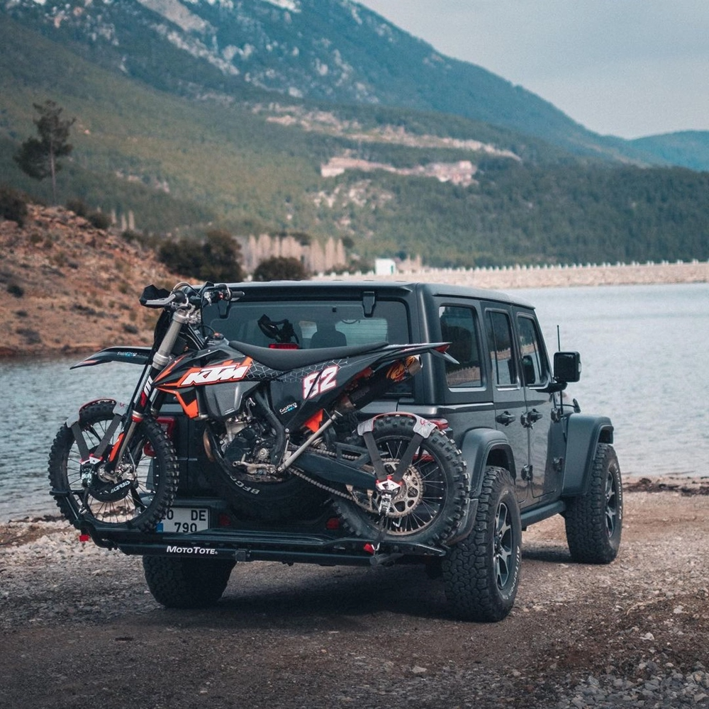 MotoTote Max+ Motorcycle Carrier Motorcycle Rack - Modula Racks