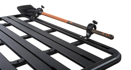 Rhino-Rack Multi-Purpose Shovel and Conduit Holder Bracket Roof Rack Accessories - Modula Racks