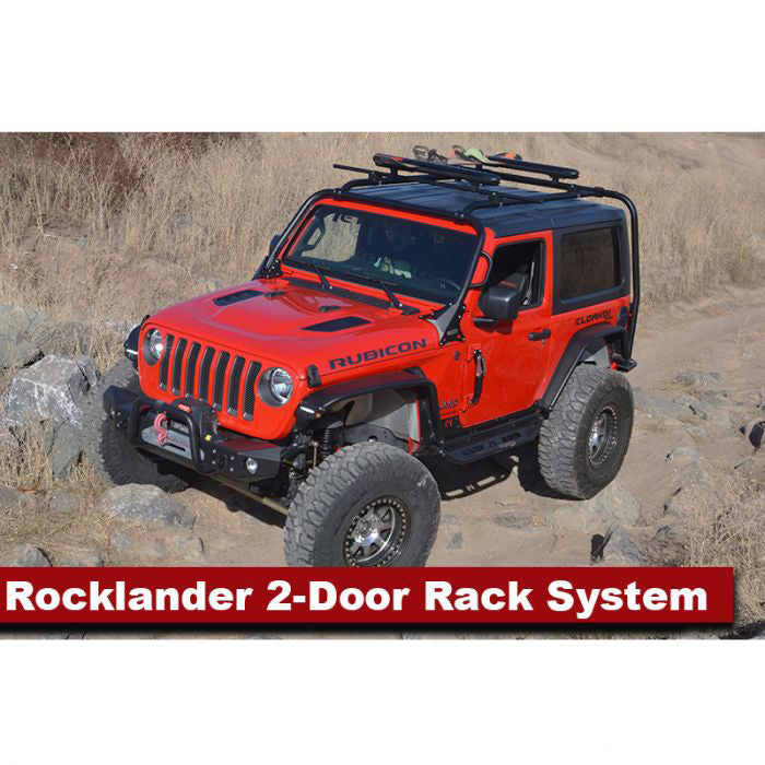 Adventure Rack Systems 2-Door Rocklander Rack System | JL Wrangler Roof Rack Kit - Modula Racks