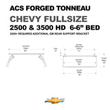 Leitner Designs ACS Forged Tonneau | 07-19 Chevrolet Silverado 2500-3500 6'6" Bed Bed Rack Kit - Modula Racks