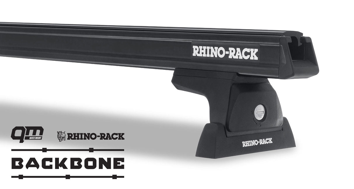 Rhino-Rack Heavy Duty RLT600 Rhino-Rack Backbone Roof Rack | JEEP Wrangler 2dr SUV Hard Top 07 to 10 Roof Rack Kit - Modula Racks