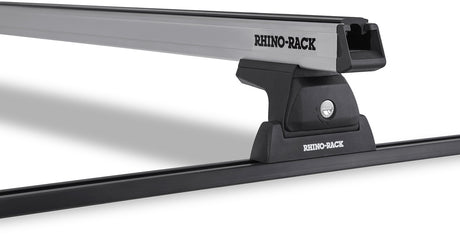 Rhino-Rack Heavy Duty RLT600 Trackmount Roof Rack | FORD F450 4dr Pick Up Crew Cab 08 to 16 Roof Rack Kit - Modula Racks