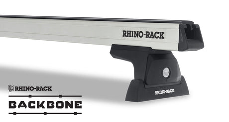 Rhino-Rack Heavy Duty RLT600 Rhino-Rack Backbone Roof Rack | JEEP Wrangler 4dr SUV Hard Top 07 to 10 Roof Rack Kit - Modula Racks