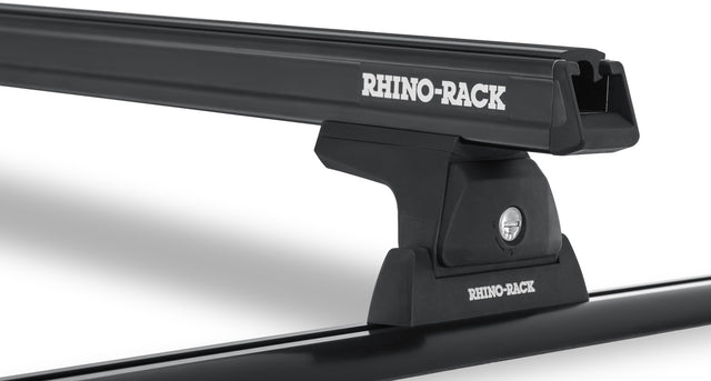 Rhino-Rack Heavy Duty RLT600 Trackmount Roof Rack | FORD Ranger Gen 4 4dr Pick Up SuperCrew 19 On Roof Rack Kit - Modula Racks