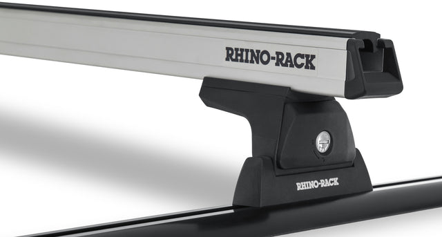 Rhino-Rack Heavy Duty RLT600 Trackmount Roof Rack | JEEP Wrangler JK 2dr SUV Hard Top 11 to 18 Roof Rack Kit - Modula Racks