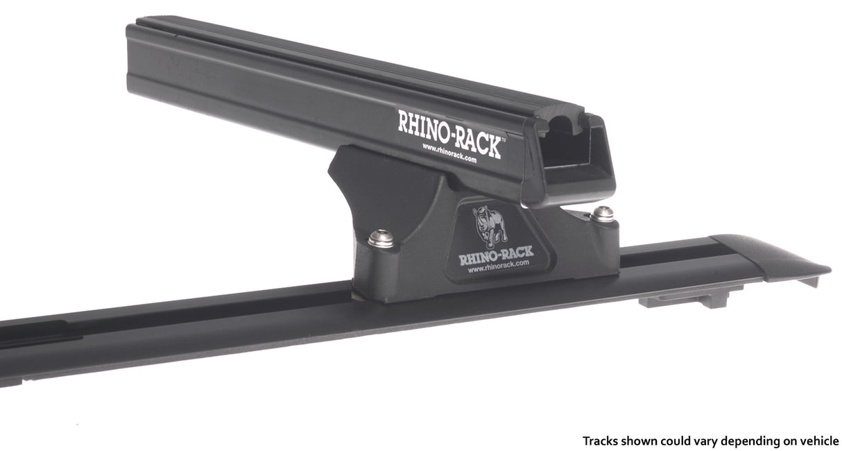 Rhino-Rack Heavy Duty RLTP Trackmount Roof Rack | SUZUKI Equator 4dr Pick Up Crew Cab 09 to 12 Roof Rack Kit - Modula Racks